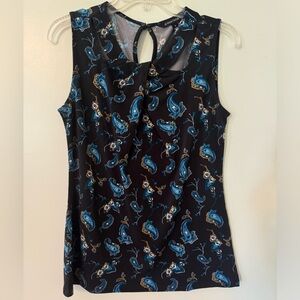 Women’s paisley sleeveless top from Stitch Fix - worn once
